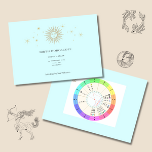 Custom-Made Professional Birth Horoscope Book with Personalized Astrological Insights